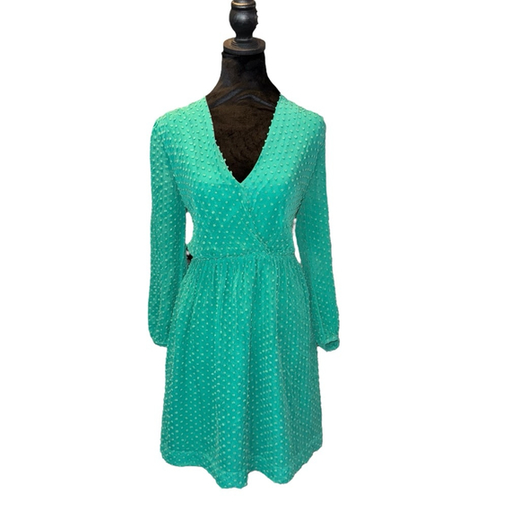 Boden Dresses & Skirts - Boden Wrap Green Dress Size 8UK/6US v neck